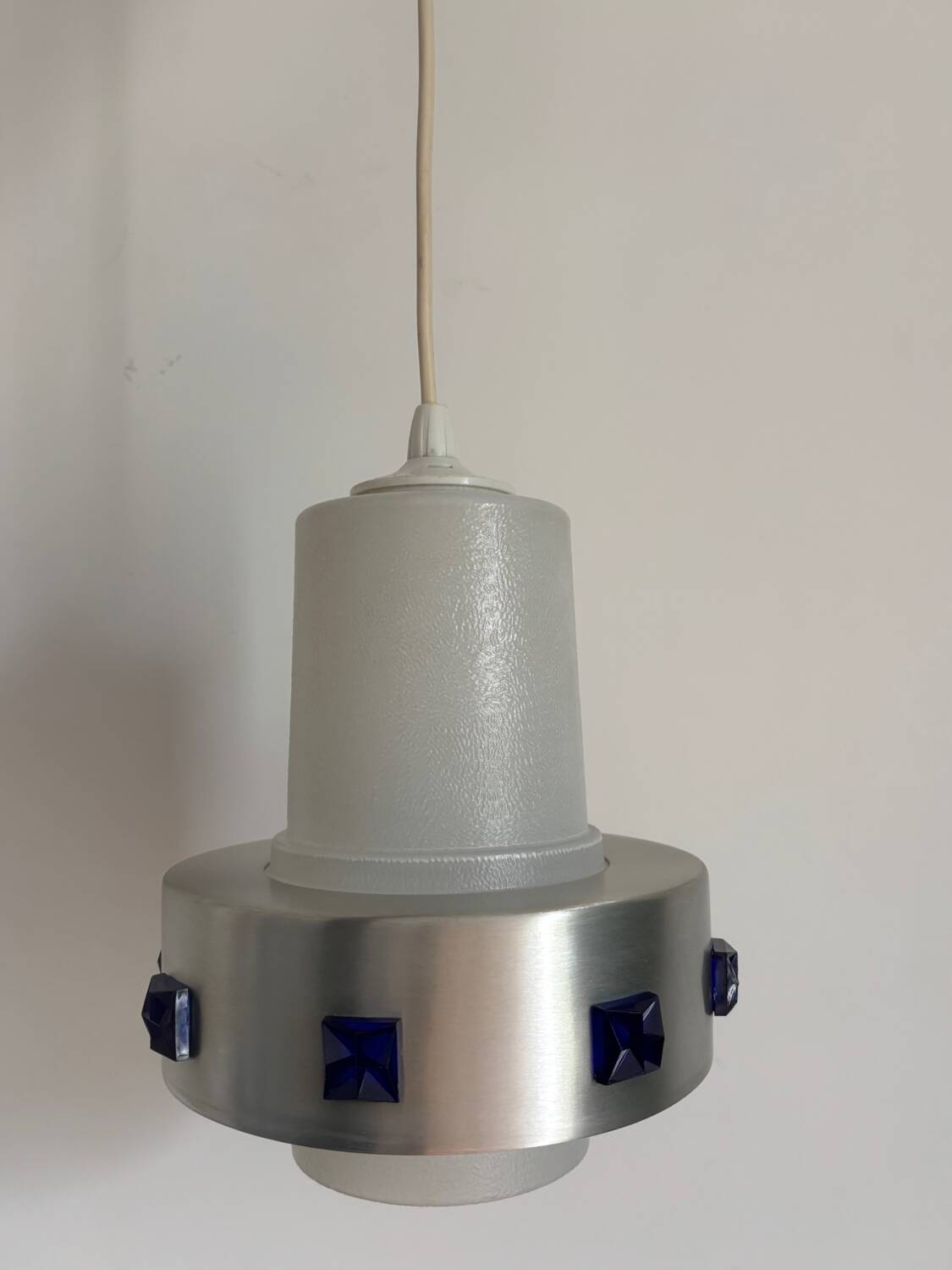 Space Age Saucer Style Pendant Lamp