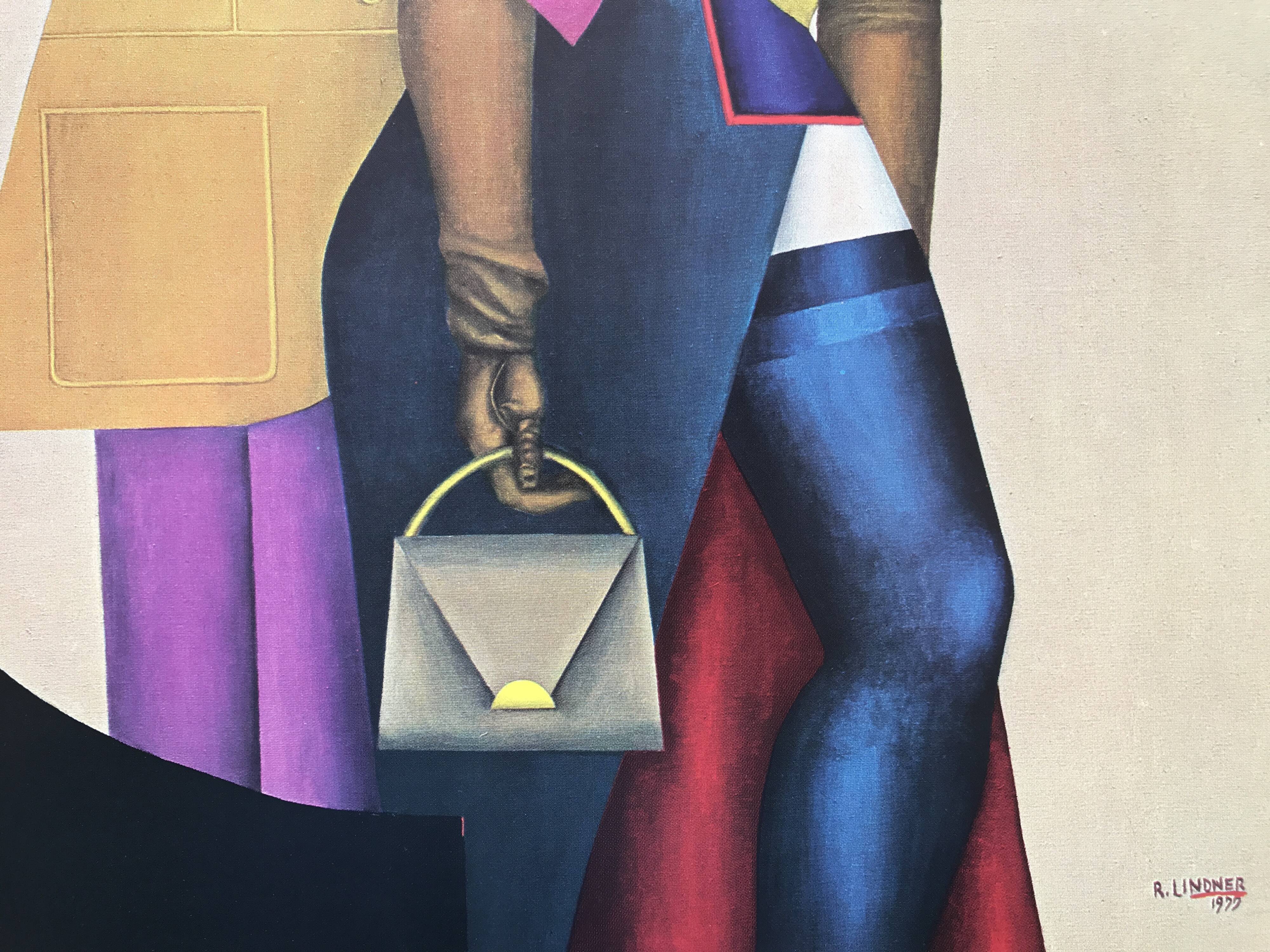 Original exhibition poster by Richard Lindner, Galeria Maeght, Barcelona, 1980