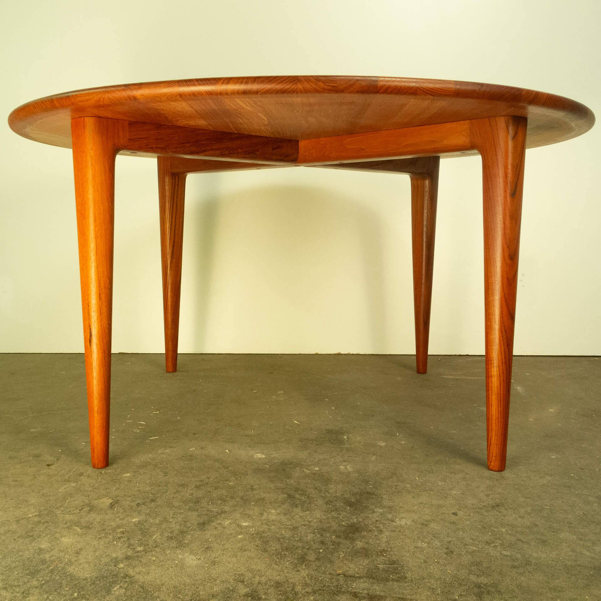 Coffee table, solid teak, vintage from the 60s