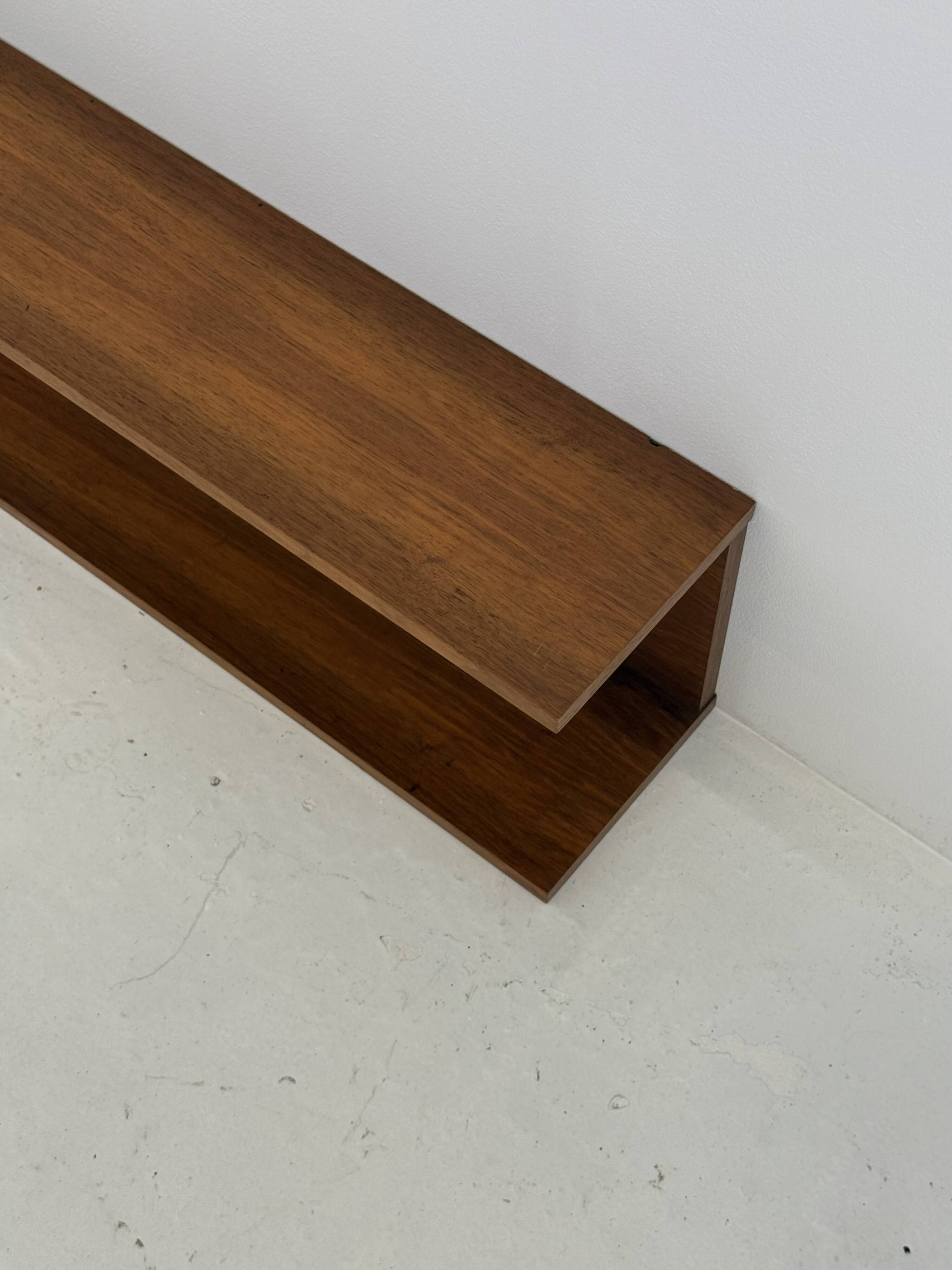 Set of two Danish Teak Wall Shelves Mid-Century