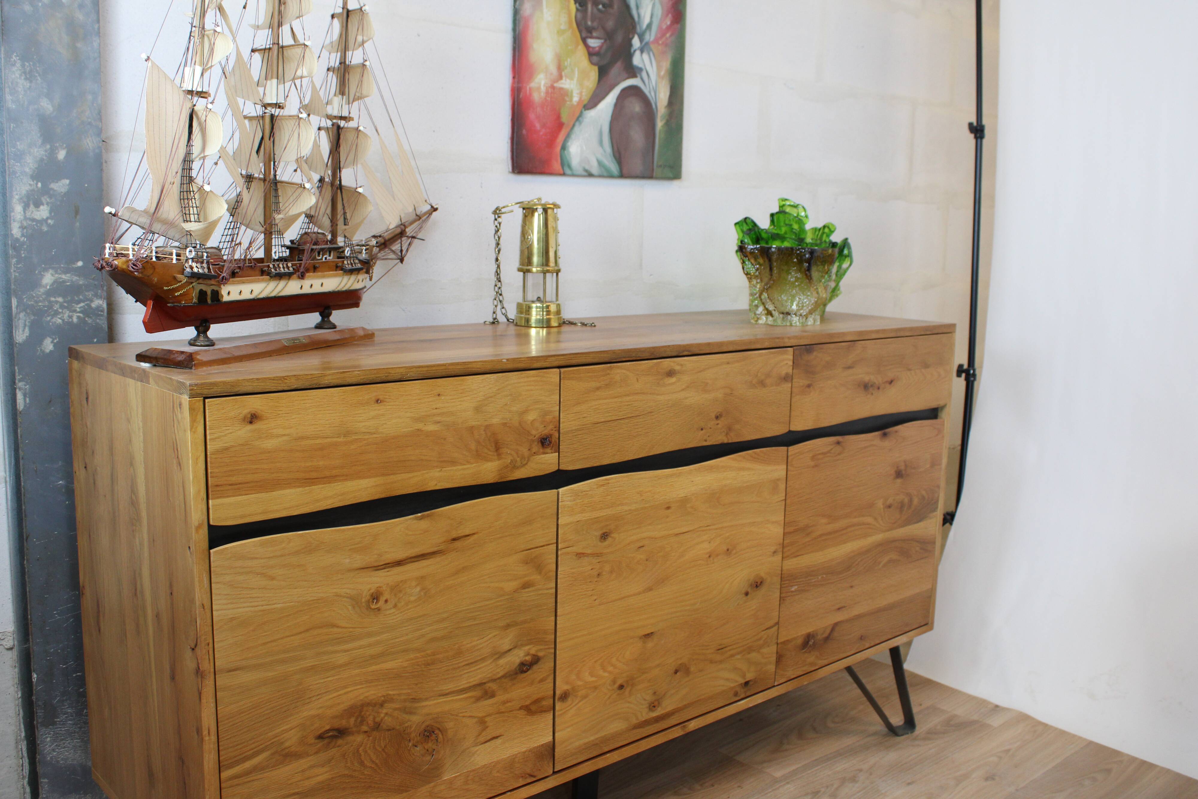 Country sideboard in oak 1970 Sweden