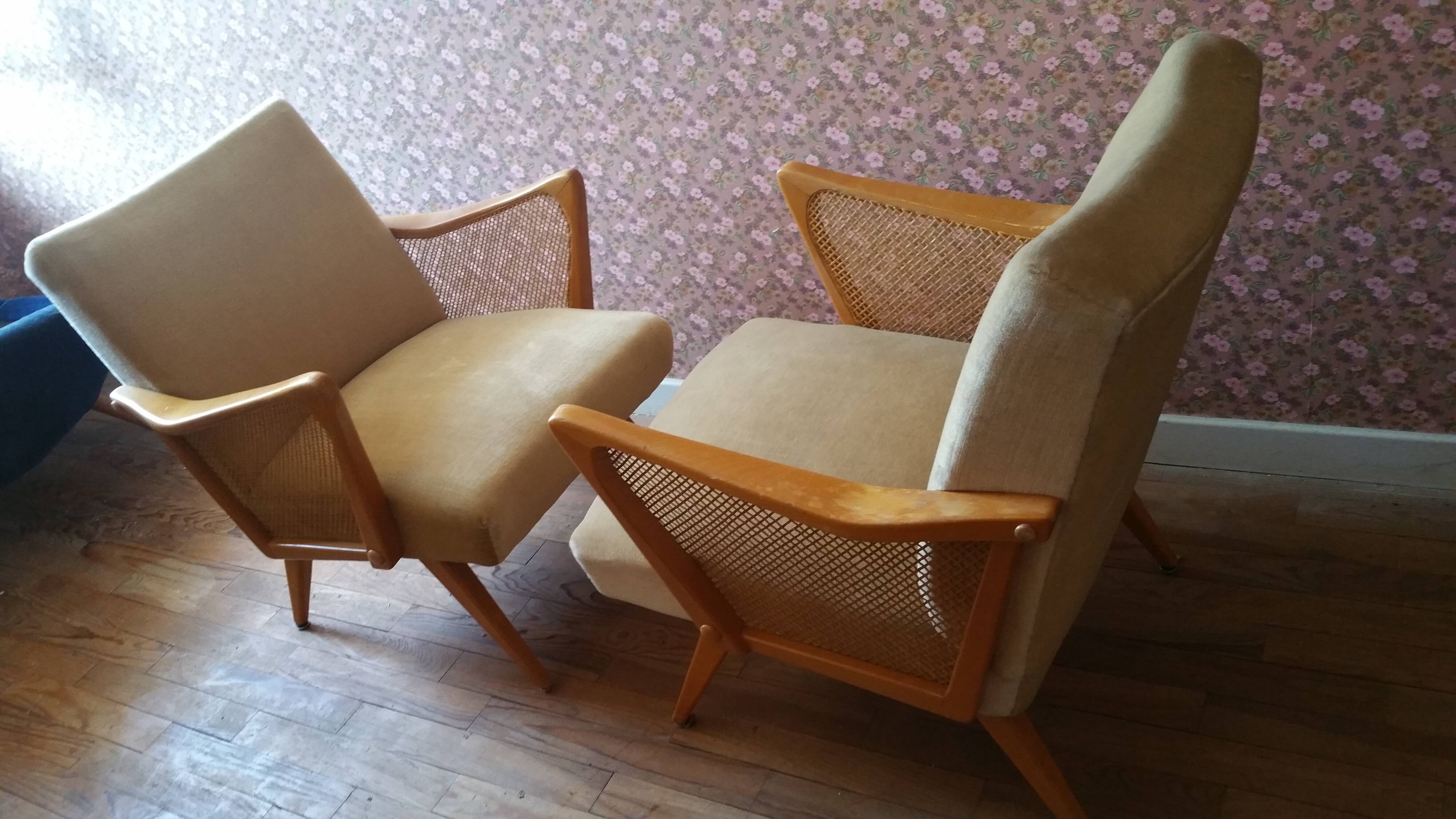 Scandinavian Danish cocktail chair 50 60s