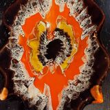Vallauris flamed ceramic centerpiece