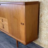 60s 70s teak sideboard highboard H.W. Klein Bramin Danish Modern Design
