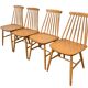 Scandinavian chairs Pinnstol ZPM Radomsko 1950