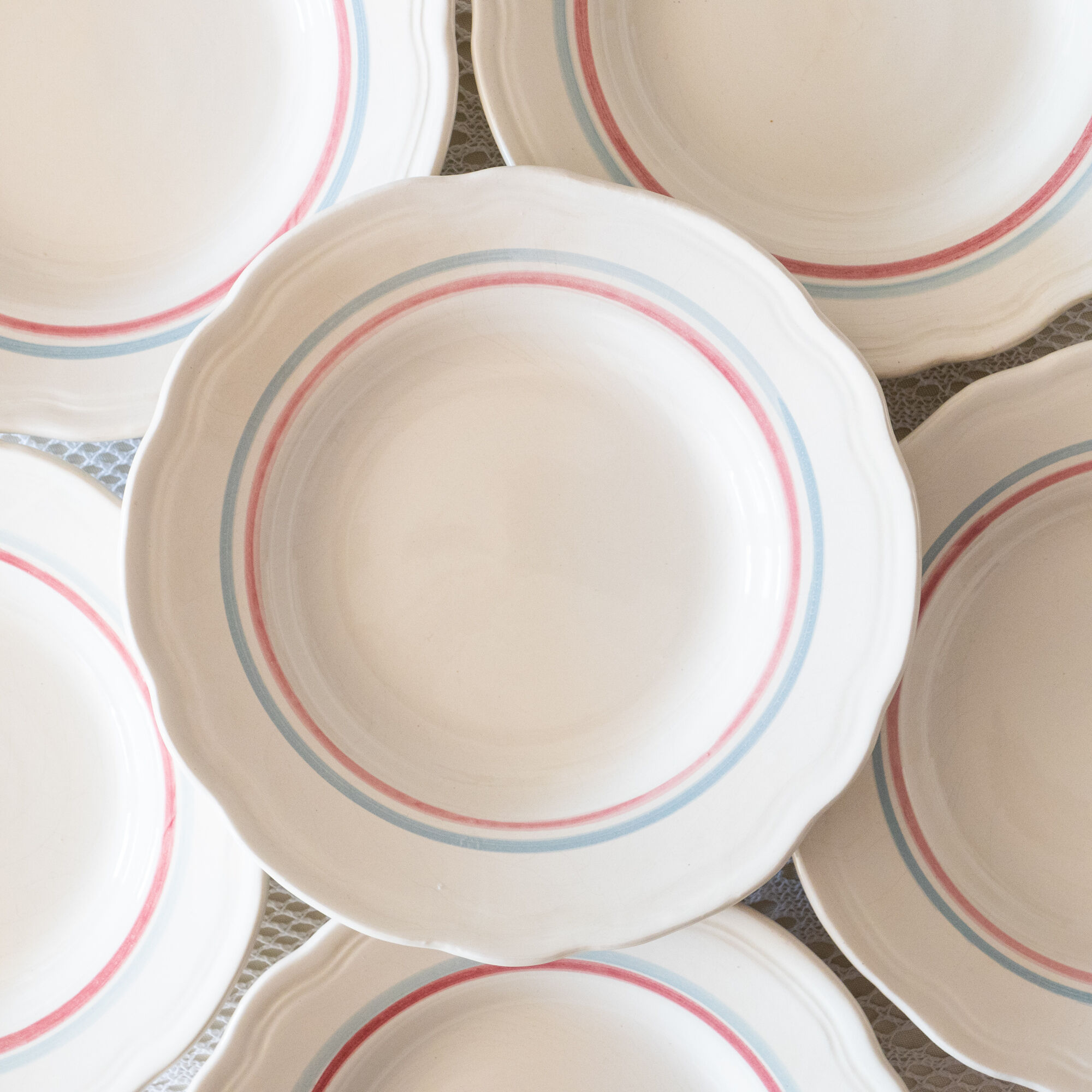Vintage porcelain plates