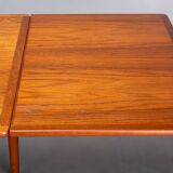 Table à manger extensible en teck danois, années 1960