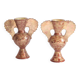 Neoclassical Spanish Copper Lustre Vases, 19Th