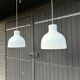 2 metal pendant lights - Sweden 70s/80s