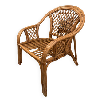 Rattan armchair