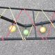 Door coat vintage ball scoubidou years 50
