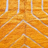 Handmade orange rug 200cm x 300cm