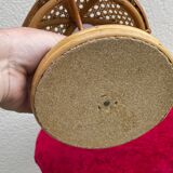 Vintage rattan lamp