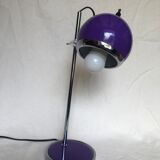 Lampe eyeball violette vintage