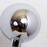 Chrome metal desk or side lamp