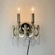 Pair of Ovali wall lights by Sciolari 70s