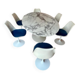 Marble tulip table 198 eero saarinen for knoll