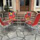 Fauteuils de jardin pliants vintage