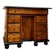 Bureau de changeur en noyer et filet de bois d’époque Louis XIV fin du XVIIème siècle