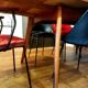 Scandinavian dining table with extensions
