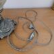 Silver floor lamp