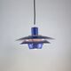 Suspension bleue par Jeka Metaltryk - Modèle Viola type 3013P