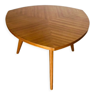 Table basse en teck, année 60, restaurée