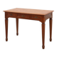 Art Deco carved oak Desk or Table with copper details, Belgium 1920s