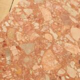 Table basse en marbre terracotta