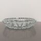 1930s art deco ashtray in chiseled crystal