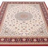 Red and black beige Persian carpet 160X230 cm