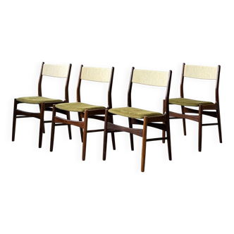 Set of teak Chairs, Denmark 1960s, Mid-C, Vintage