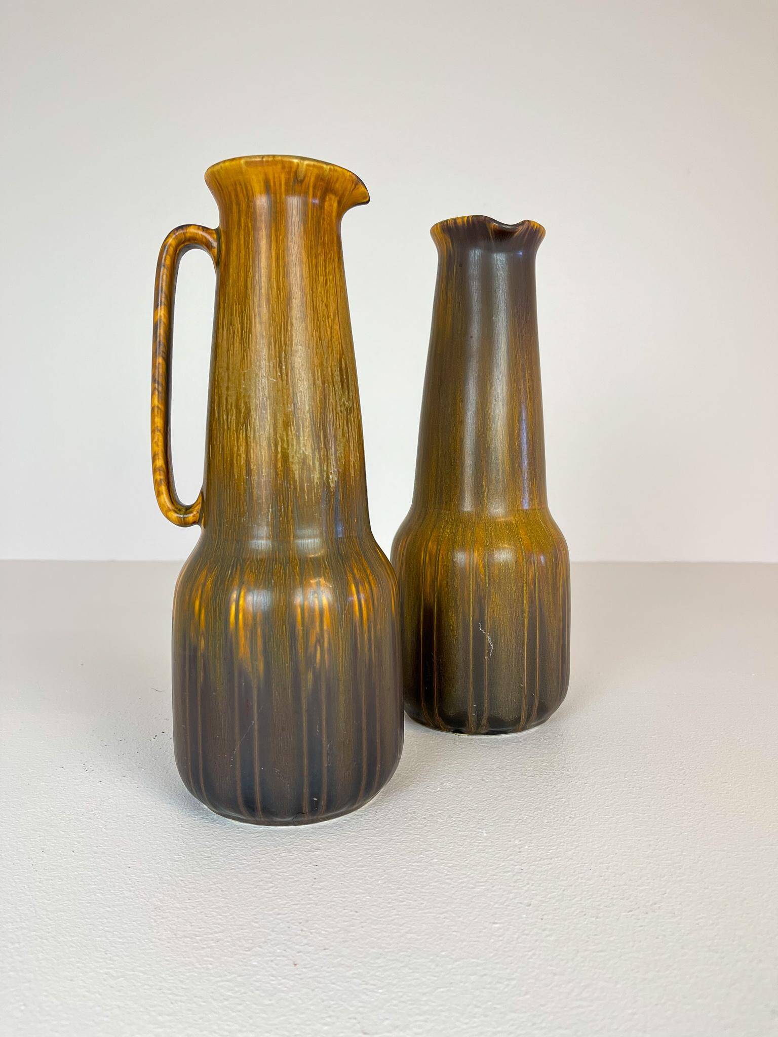 Large Mid-Century Modern Ceramic Vase by Gunnar Nylund, Rörstrand, Sweden