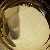 Six glasses, smoked glass, Vereco, 1970s