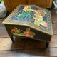Ancient hand-painted Indian writing desk