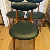 (Lot) 3 Chairs Pierre Guariche Model Licorne