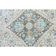 1970s Vintage Persian Handmade Wool Cotton Light Beige Area Rug