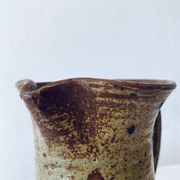 Large vintage pitcher in pyrite stoneware