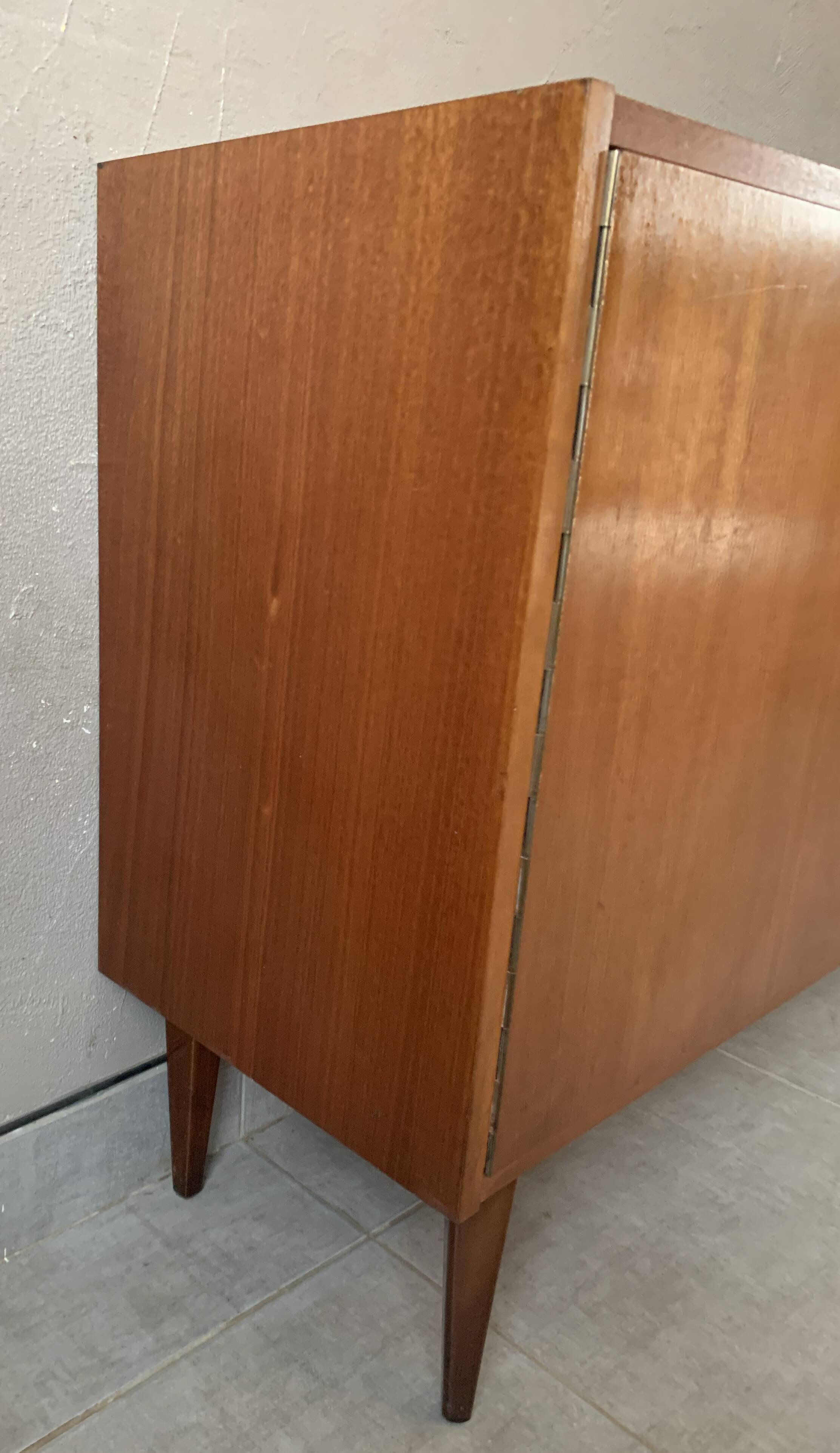 Vintage Scandinavian teak sideboard from the 1960s
