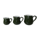 Trio of vintage bistro milk pots pilivite