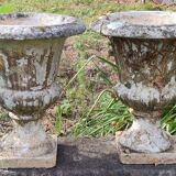 Pair of antique Medici stone vases