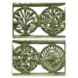 Cast-iron green bench