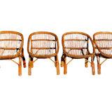 1960s Rattan Armchairs from France