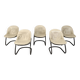 Vintage Pascale dining chairs by Gastone Rinaldi for Rima, 1970s