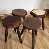 Set of 4 mismatched stools