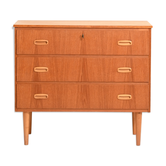 Scandinavian teak chest of drawers from the 1950s