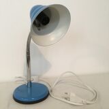 Lampe de bureau flexible bleue