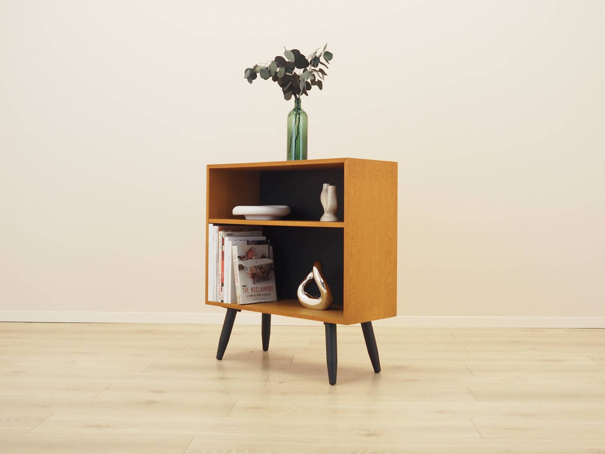Hjørnebo ash shelving unit, Denmark, 1960s