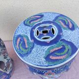 Pair of Asian Chinese porcelain stools