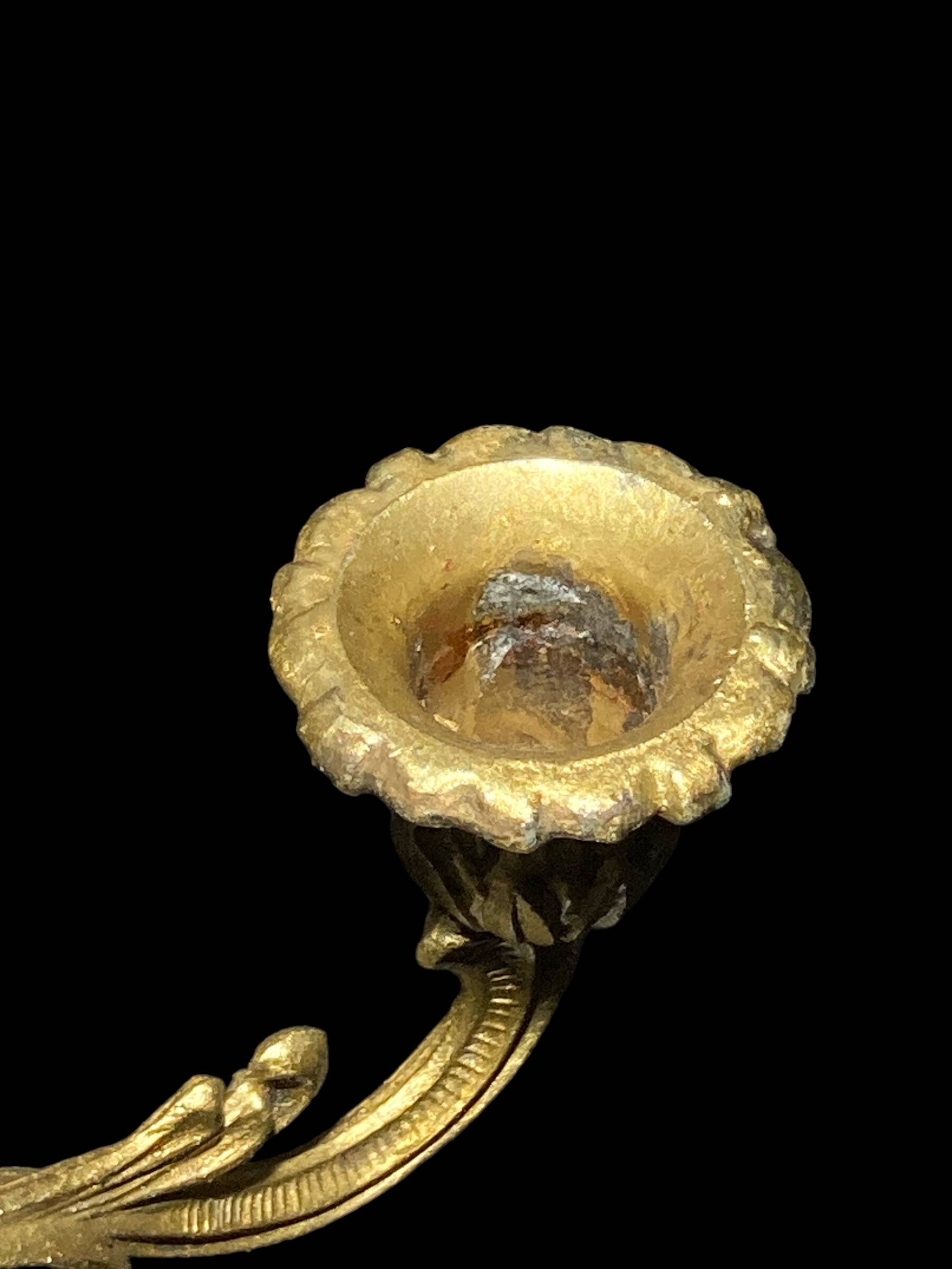 Pair of brass candlesticks